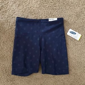 Navy star bike short